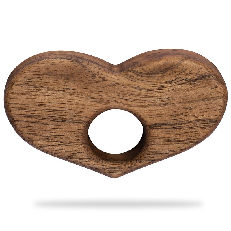 TILISMA Book Page Holder â€“ Handmade Wooden Heart Reading Accessories â€“ Gifts for Book Lovers (Large) - Image 1
